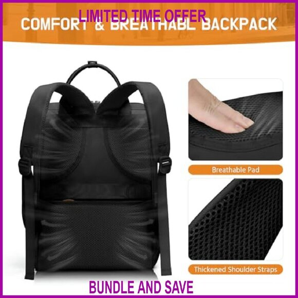 Waterproof Laptop Backpack 15.6-17.3 Inch Anti-Theft Travel Business Bag main image 7